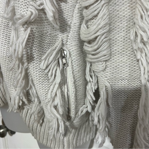 3.1 Phillip Lim Fringe Intarsia Cardigan, Size XS - Picture 4 of 5